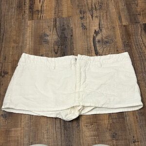 Lioness High Waist Cream Shorts
